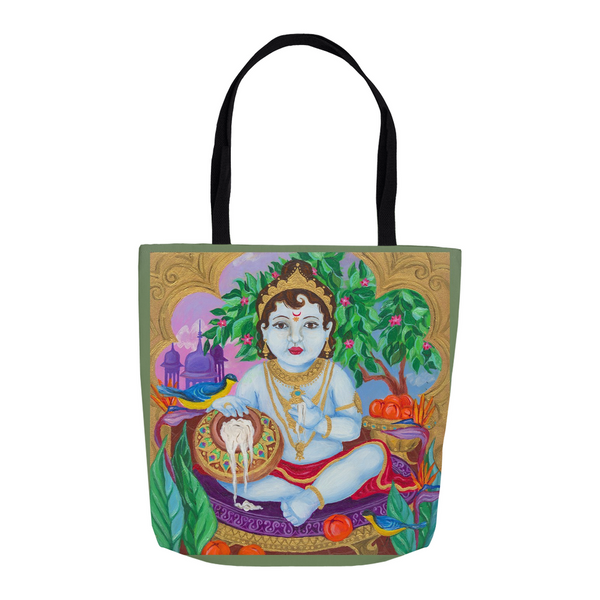 Day Tote | BABY KRISHNA lime green