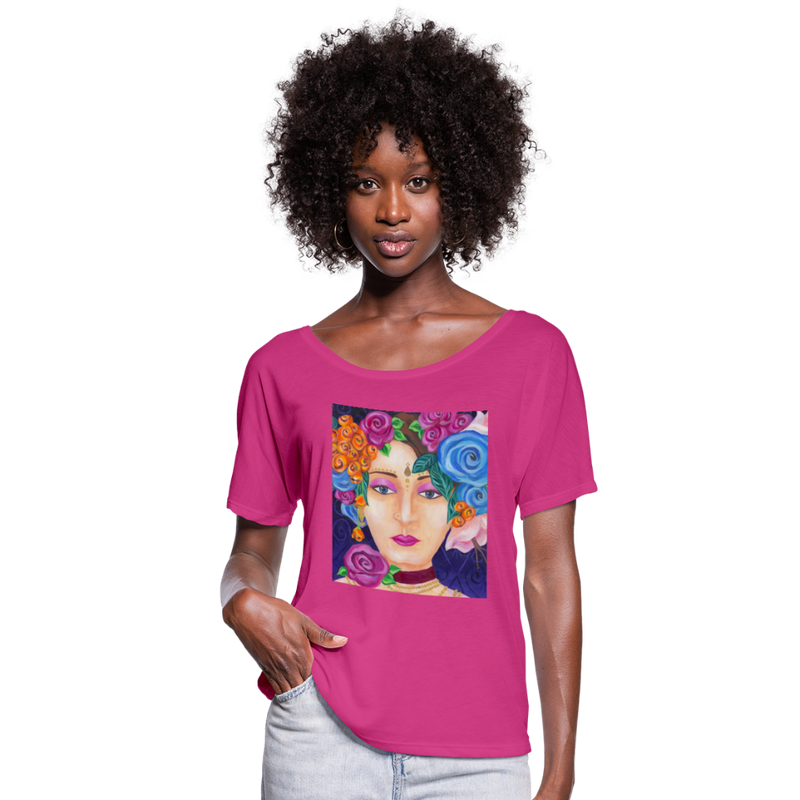 Women’s Flowy T-Shirt | LULU - dark pink