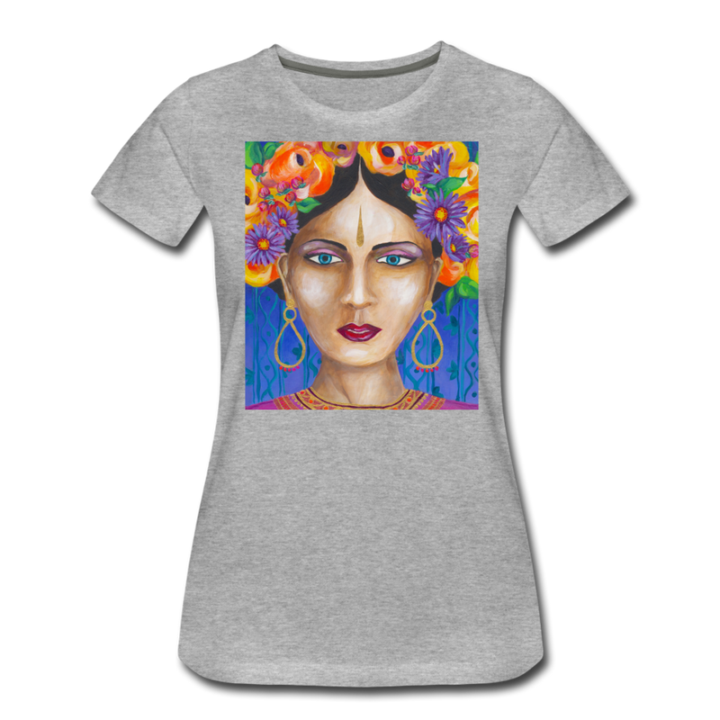 Women’s Premium T-Shirt | MARTINA - heather gray
