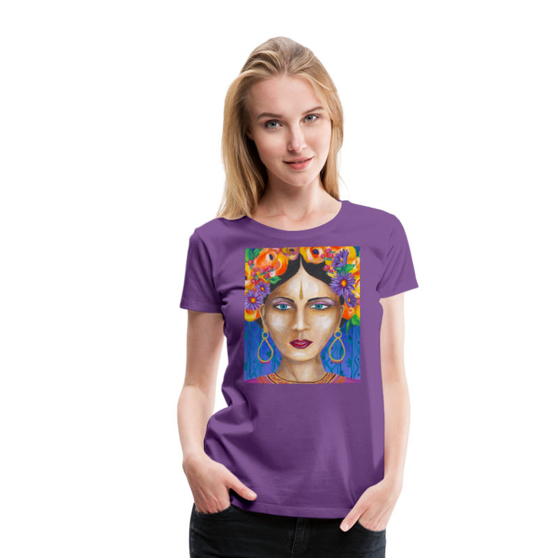 Women’s Premium T-Shirt | MARTINA - purple