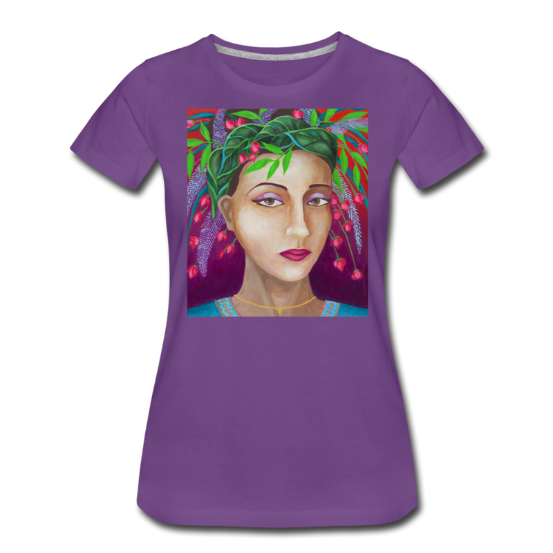 Women’s Premium T-Shirt | LUXANNA - purple
