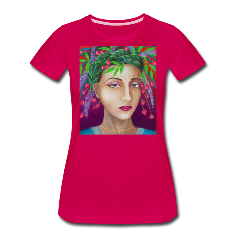 Women’s Premium T-Shirt | LUXANNA - dark pink