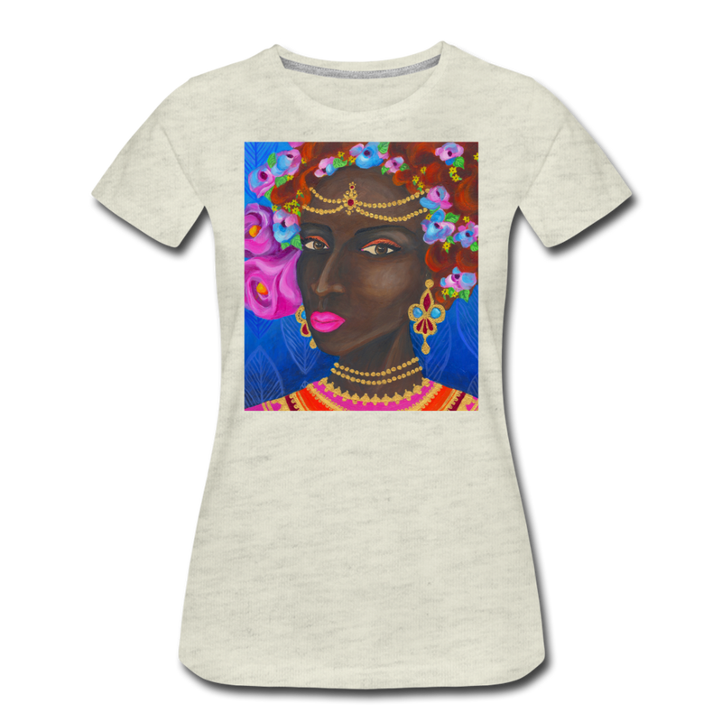 Women’s Premium T-Shirt | ZOFIA - heather oatmeal