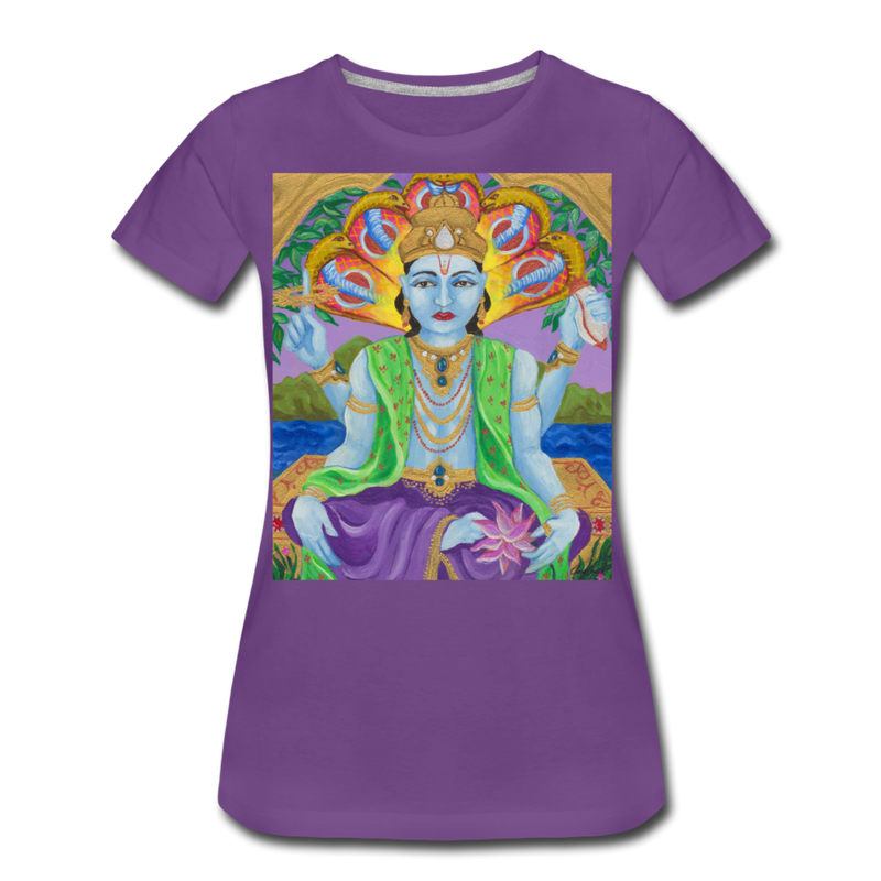 Women’s Premium T-Shirt | VISHNU - purple