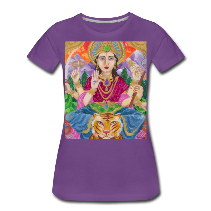 Women’s Premium T-Shirt | DURGA - purple