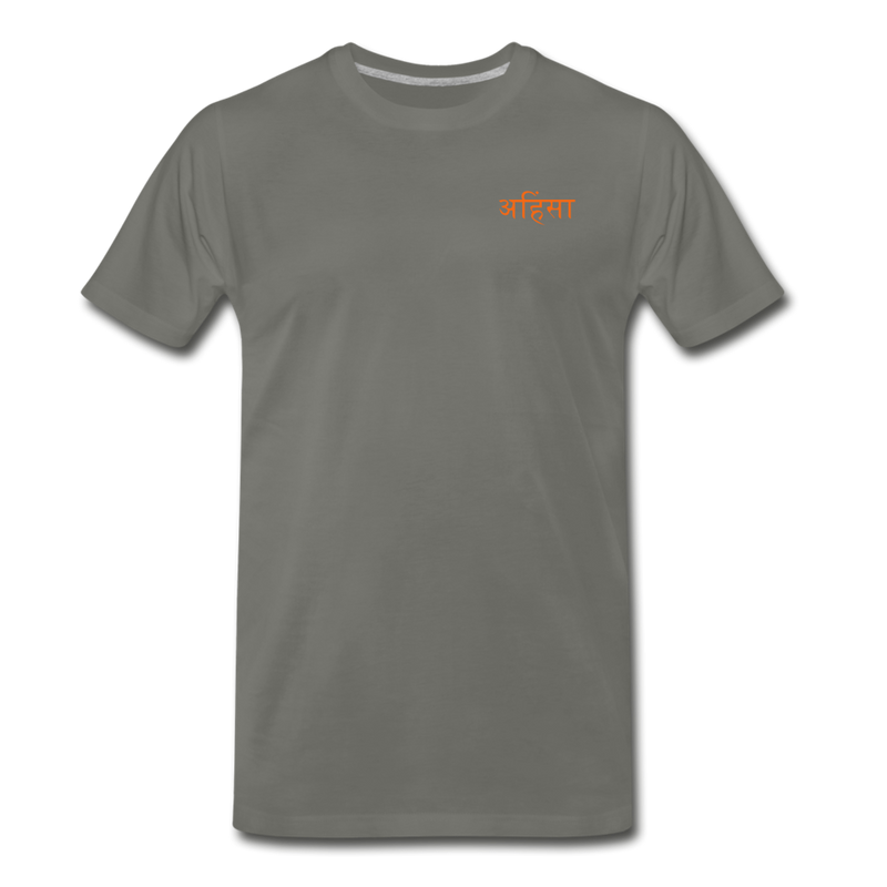 Men's Premium T-Shirt | STYLE 2 | HANUMAN - asphalt gray