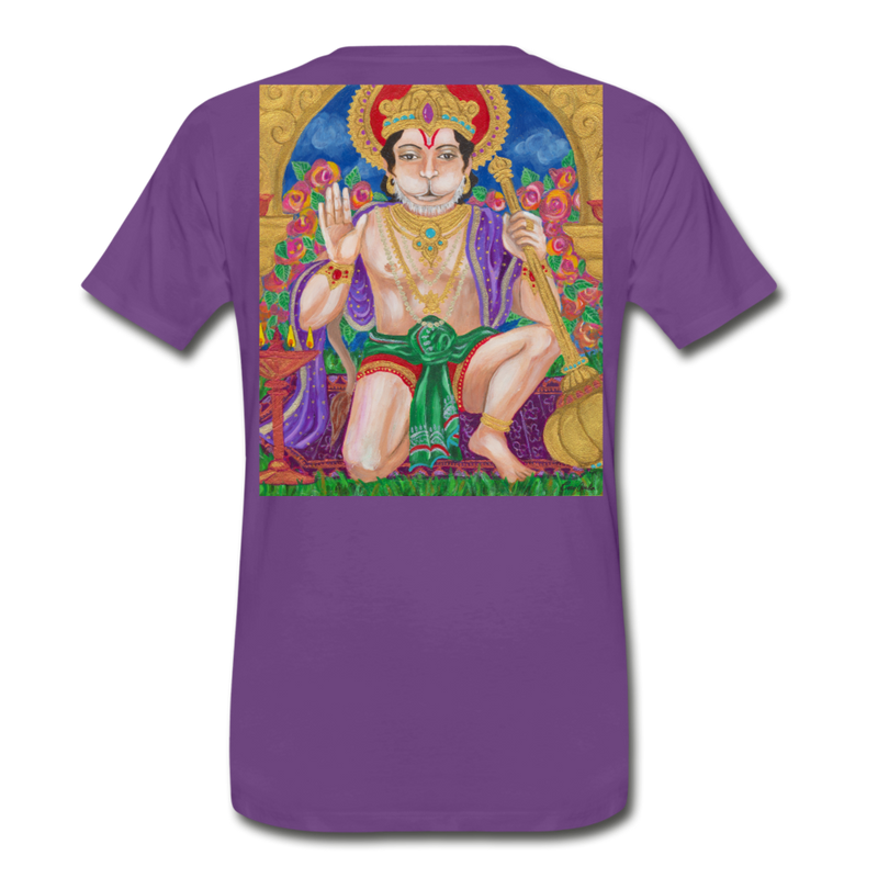 Men's Premium T-Shirt | STYLE 2 | HANUMAN - purple