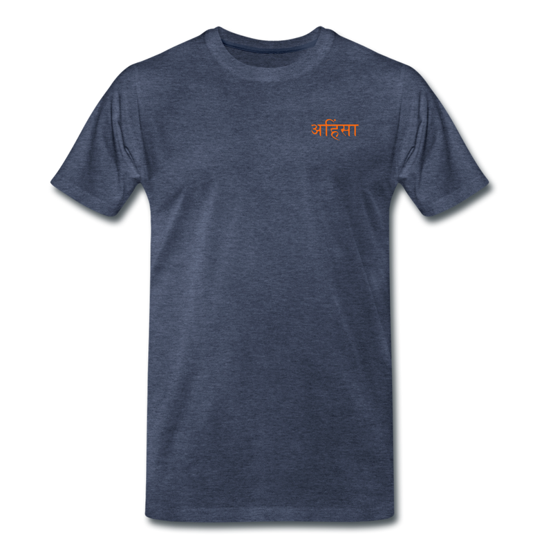 Men's Premium T-Shirt | STYLE 2 | HANUMAN - heather blue