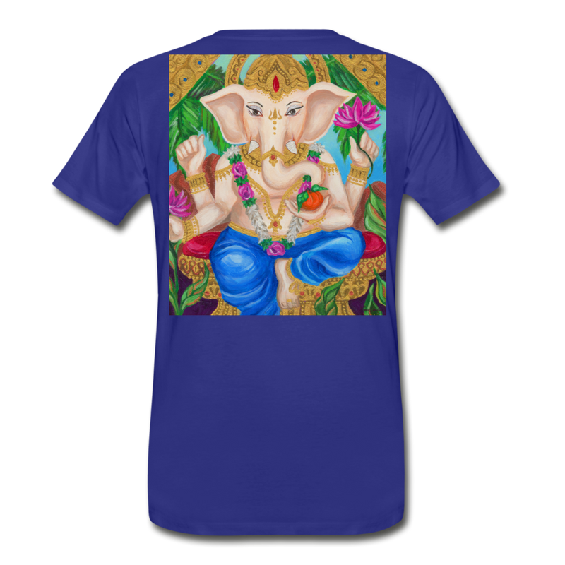 Men's Premium T-Shirt | STYLE 2 | GANESHA - royal blue