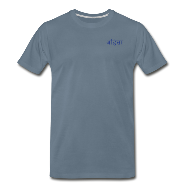 Men's Premium T-Shirt | STYLE 2 | GANESHA - steel blue