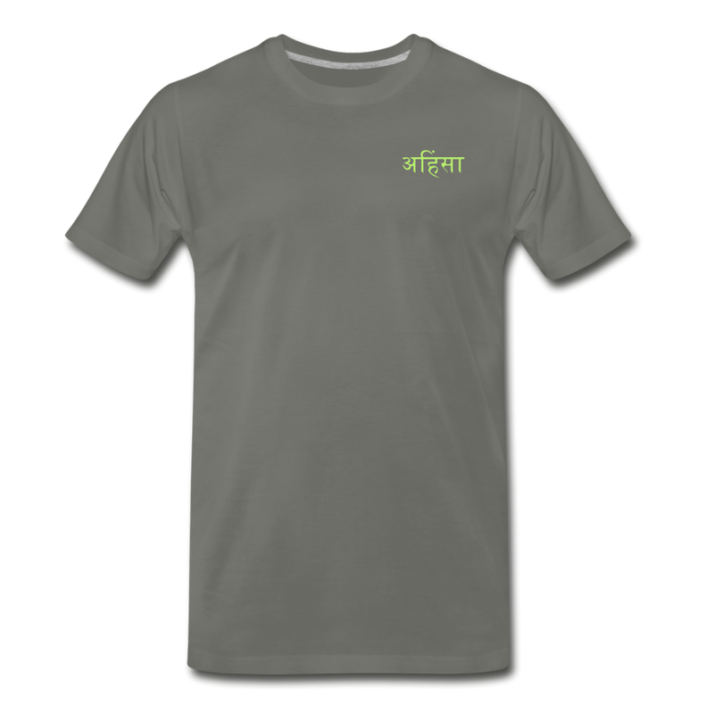 Men's Premium T-Shirt | STYLE 2 | BRAHMA - asphalt gray