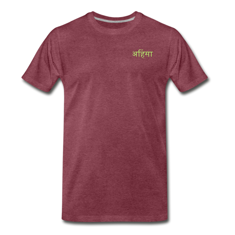 Men's Premium T-Shirt | STYLE 2 | BRAHMA - heather burgundy