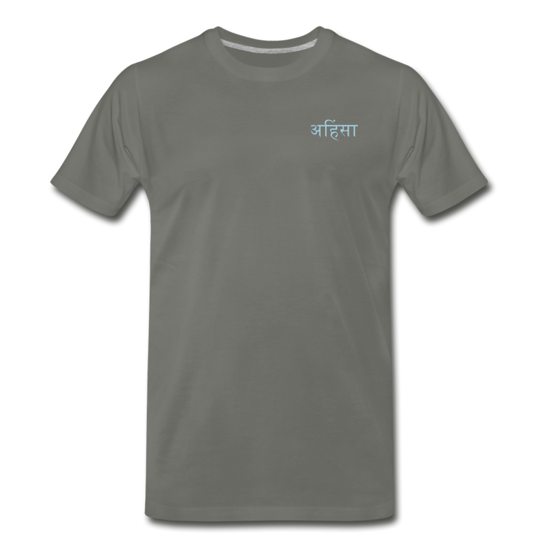 Men's Premium T-Shirt | STYLE 2 | VISHNU - asphalt gray
